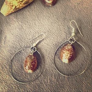 Maui Cowrie Shell Earrings